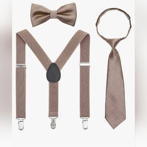 Suspender and Bowtie set - 3pc set